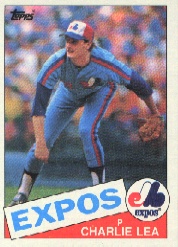 1985 Topps Baseball Cards      345     Charlie Lea